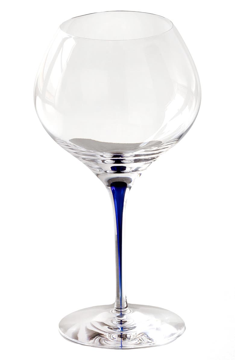 Orrefors 'Intermezzo' Bouquet Glass, Alternate, color, Clear/ Blue