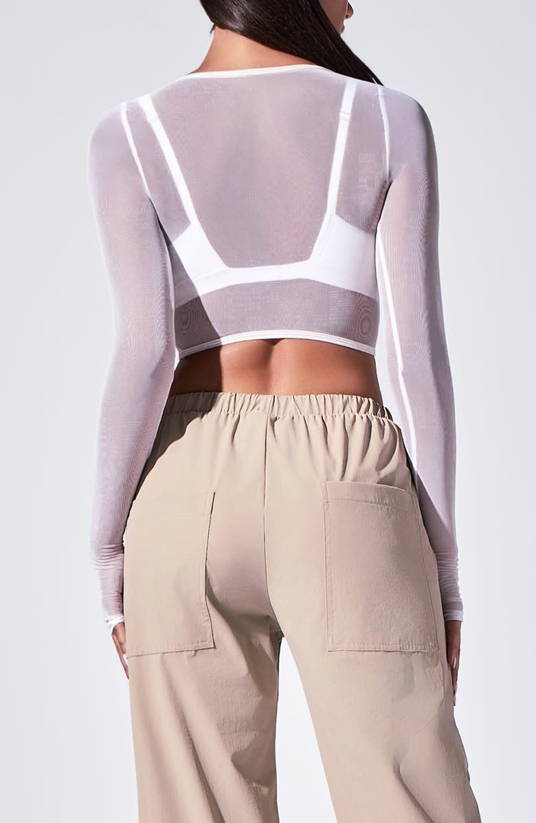 Heroine Sport Clear Bolero, Alternate, color, White