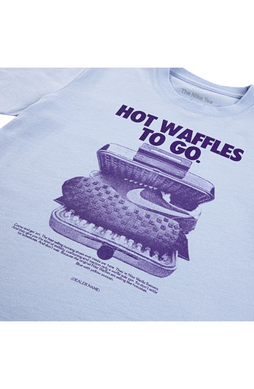 Nike Kids' Waffles To Go Graphic T-shirt In Blue