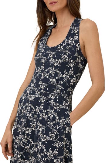 Pact Organic Cotton Fit & Flare Open Back Maxi Dress | Nordstrom