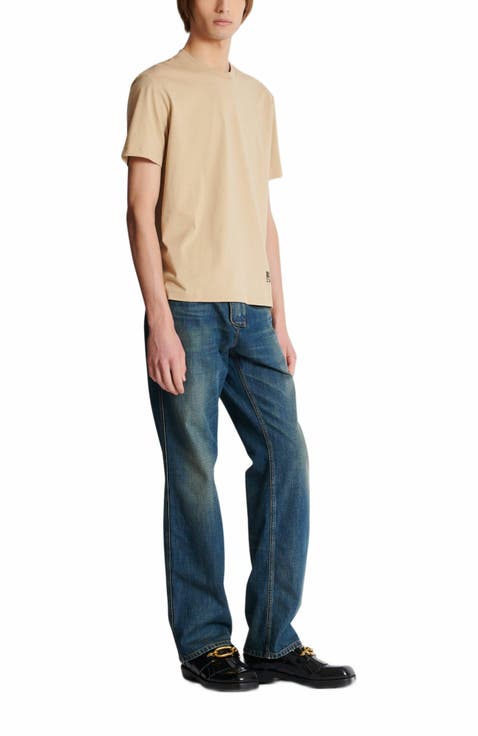 Small Balmain Stamp Printed T-Shirt