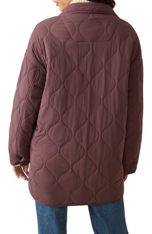 Faherty Horizon Series Quilted Jacket In Huckleberry