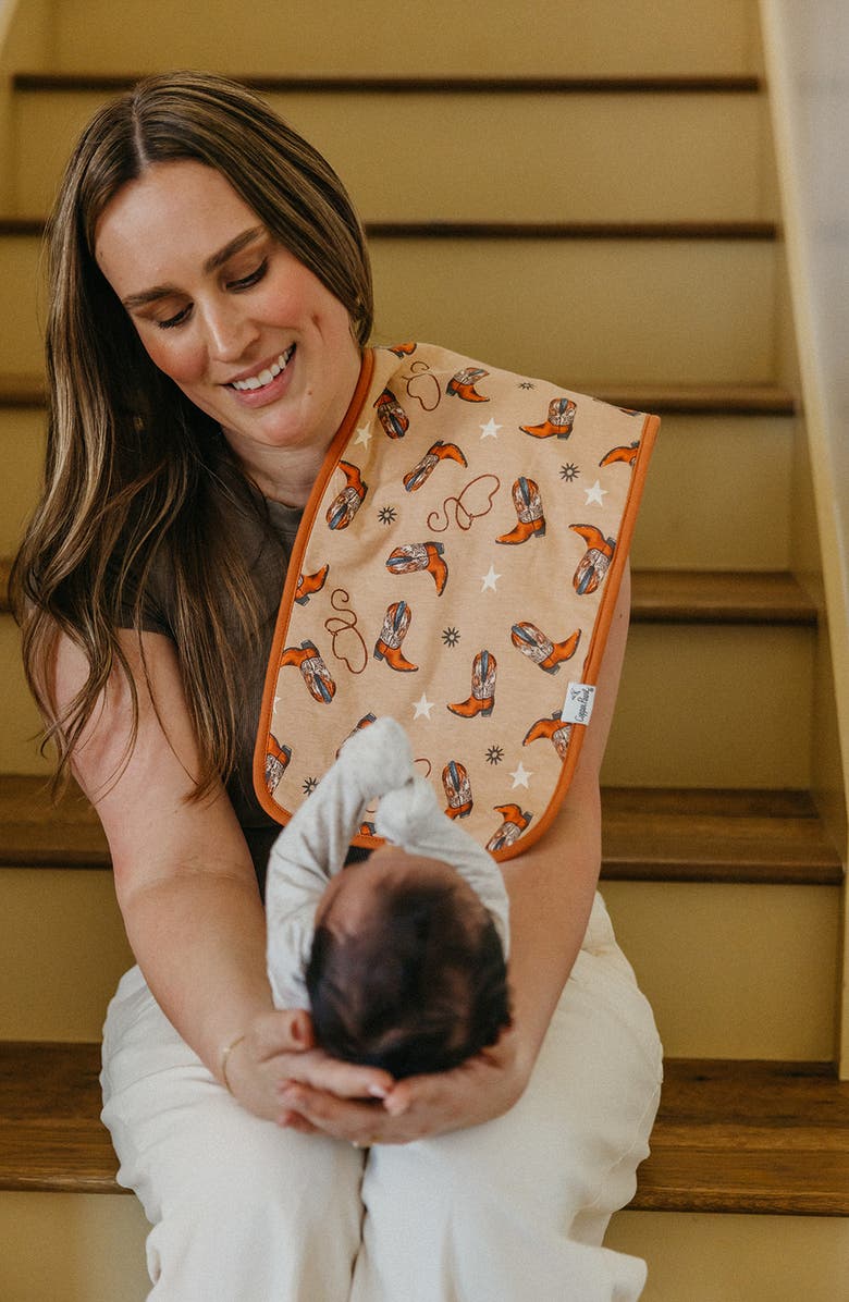 Copper Pearl Boone Assorted 3-Pack Burp Cloths, Alternate, color,