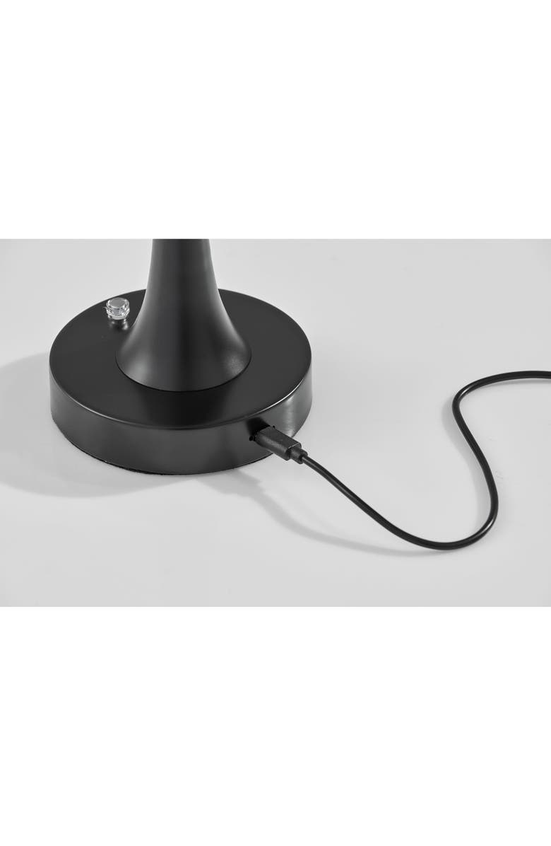 ADESSO LIGHTING Jimmy Cordless LED Lamp, Alternate, color, Black