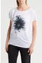selected White Black Sunflower Print