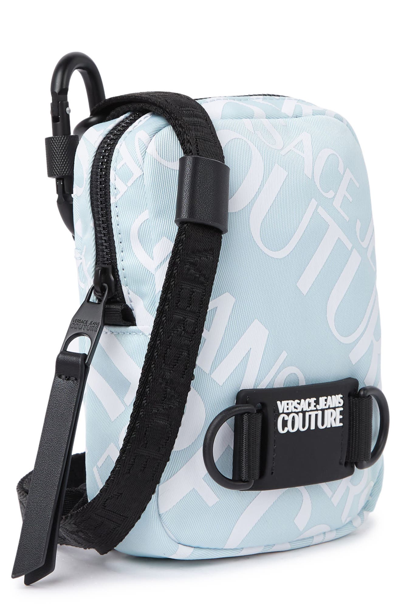 Versace Jeans Logo Print Phone Bag, Alternate, color, 