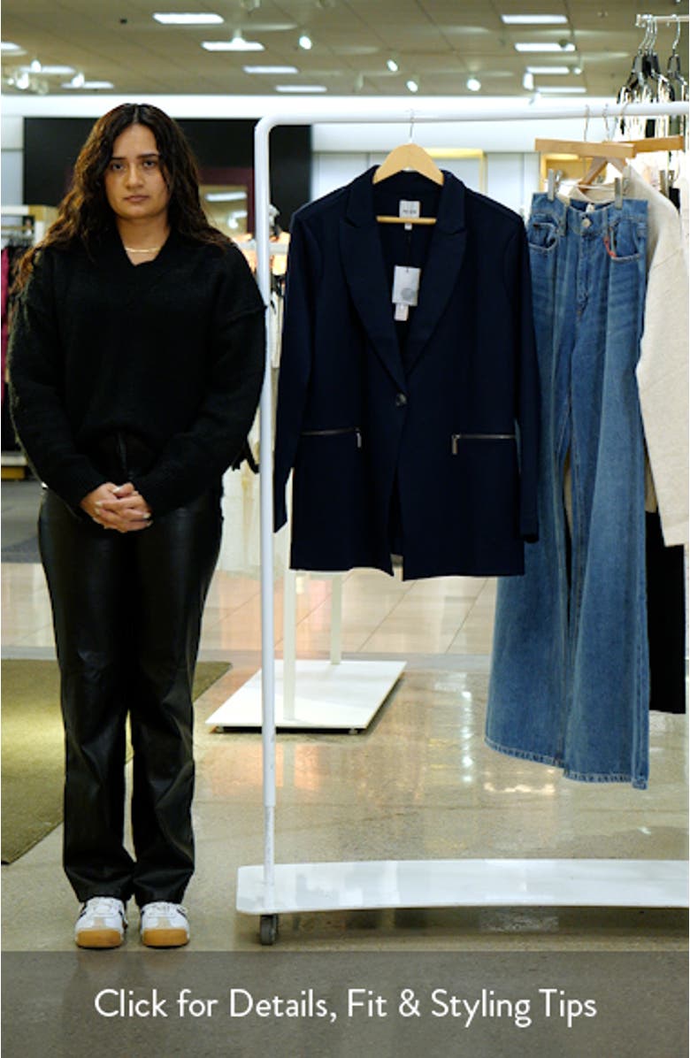 Zip Pocket Ponte Jacket, sales video thumbnail