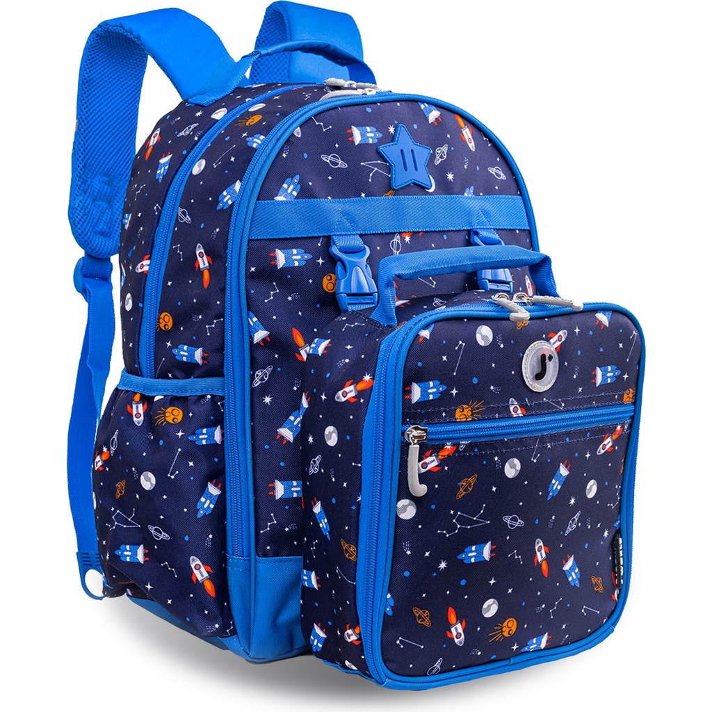 J World Duet Kid's 16" Backpack With Detachable Lunch Box For School