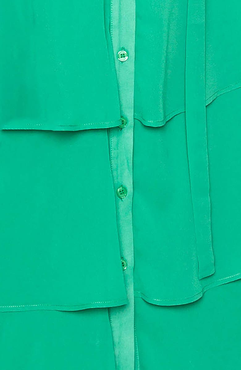 BUXOM COUTURE Tiered Off the Shoulder Long Sleeve Maxi Dress, Alternate, color,