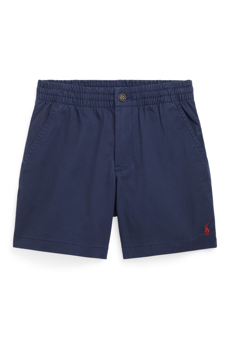 Kids' Prepster Stretch Twill Shorts, Main, color, NAVY