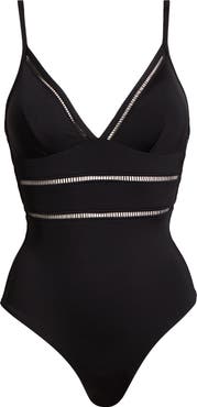 Sea Level Essenitals Edit Cross Back One-Piece Swimsuit