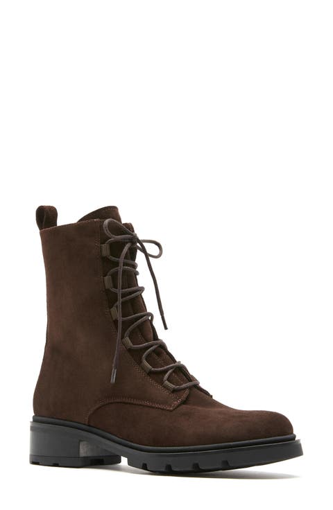 Secure Leather Combat Boot
