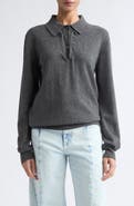 Maison Margiela Twist Wool Polo Sweater