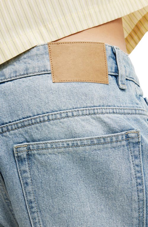 Shop Cotton On Baggy Denim Short In Vision Blue
