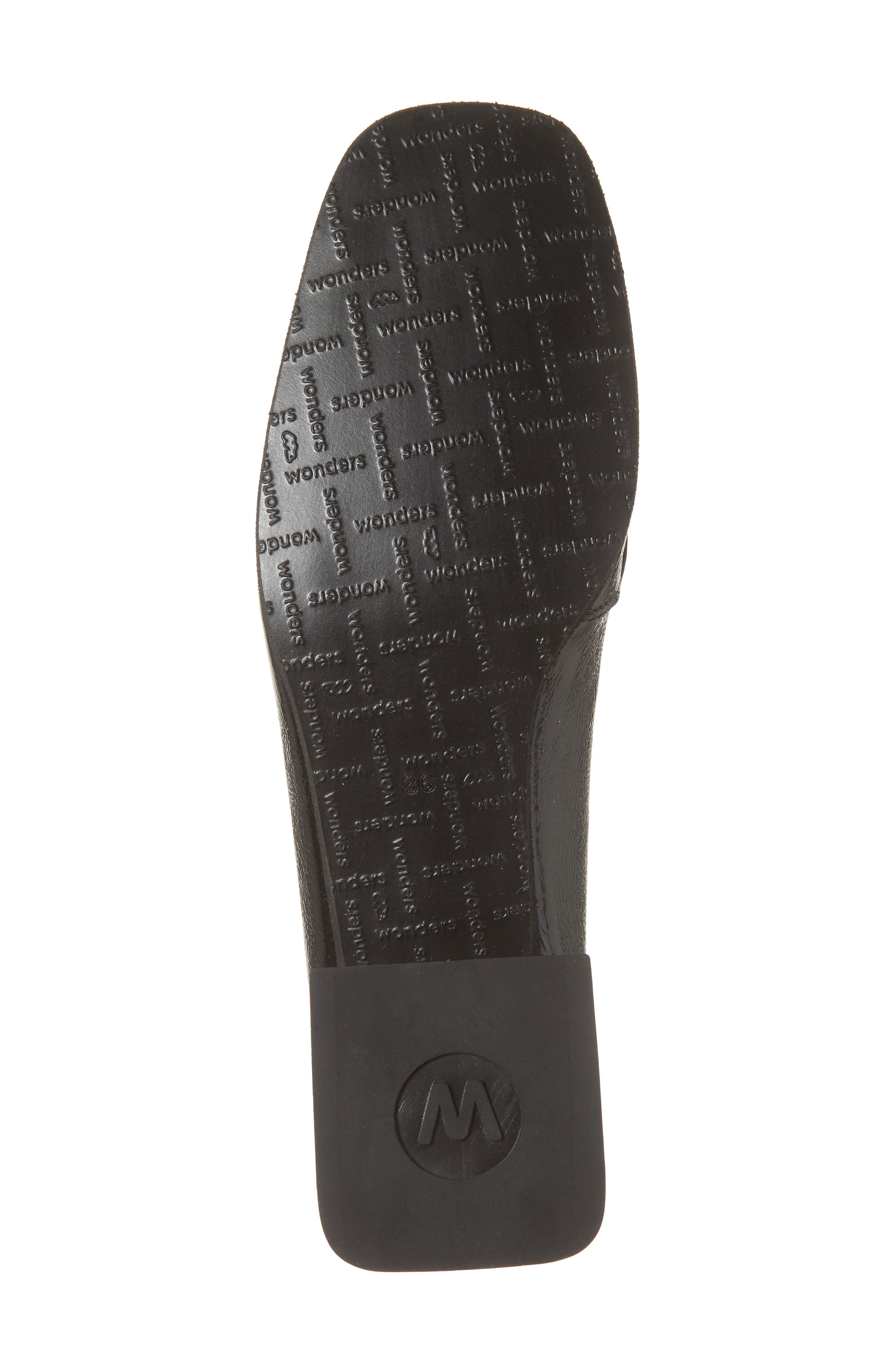 Wonders Bit Loafer Pump, Alternate, color, Lack Black