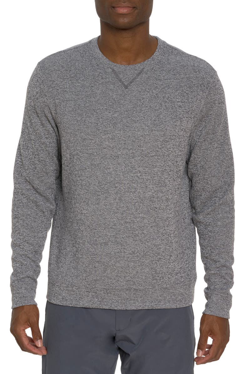 Robert Graham Bassi Marled Double Knit Sweatshirt, Main, color,