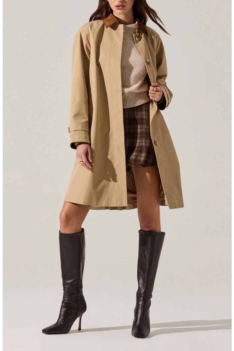 Raiden Swing Coat, Alternate, color, LIGHT KHAKI