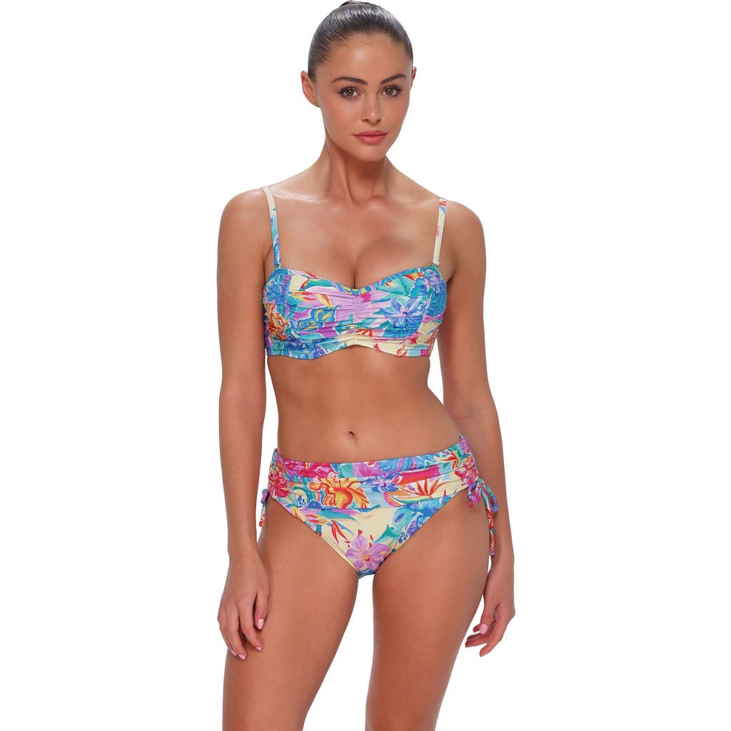 Sunsets Loretta Bandeau Bikini Swimsuit Top In Multi
