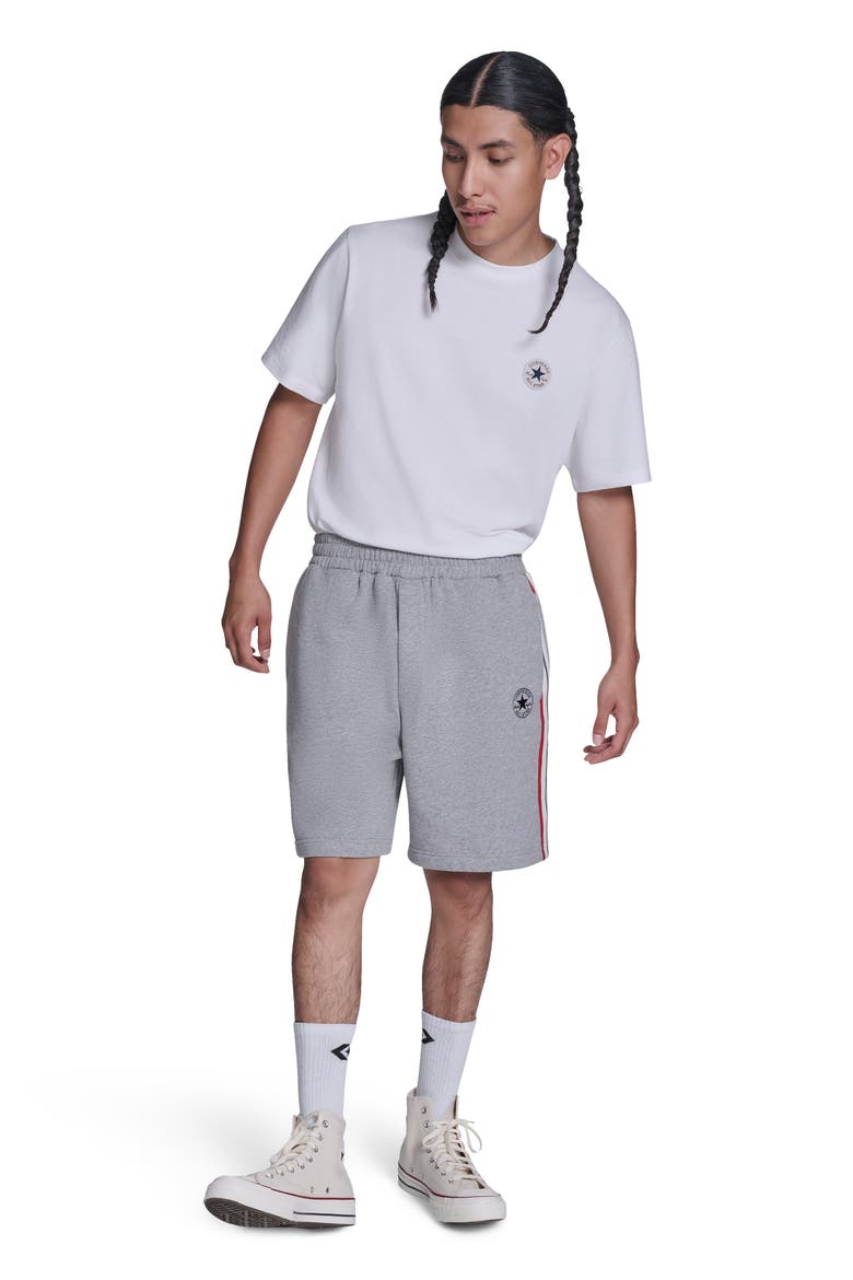 Chuck Taylor Sweatshort, Main, color, VINTAGE GREY HEATHER