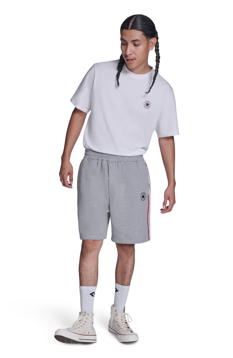 Converse Chuck Taylor Sweatshort, Main, color, Vintage Grey Heather