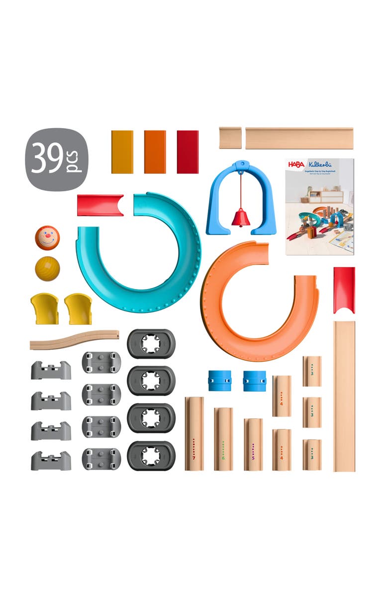HABA Kullerbu Build & Go Creative Curves, Alternate, color, Multi