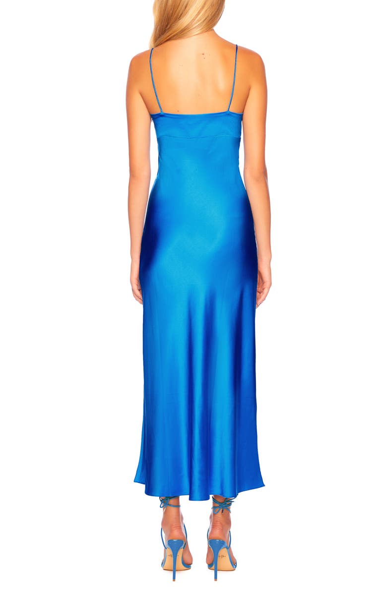 Susana Monaco Square Wire Bias Cut Silk Slipdress, Alternate, color,