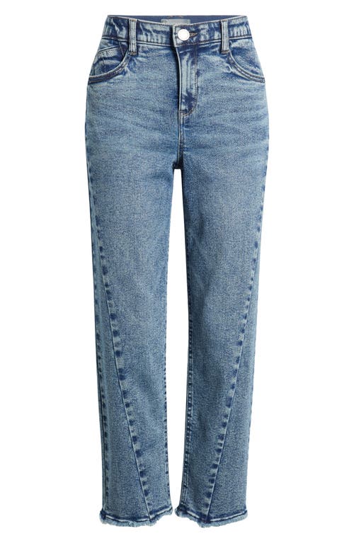 Wit & Wisdom Twist Seam High Waist Ankle Jeans In Blue
