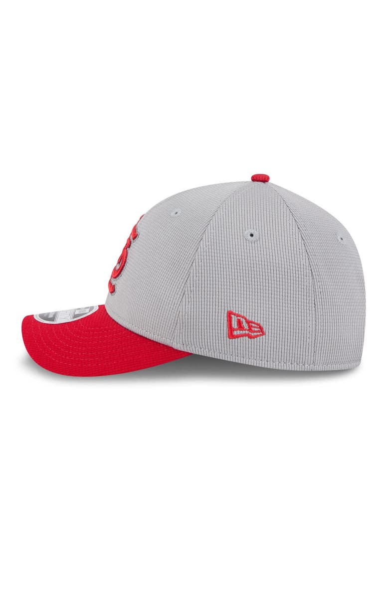 New Era Men's New Era  Gray/Red St. Louis Cardinals 2025 Batting Practice 9FORTY M-Crown Adjustable Hat, Alternate, color, 