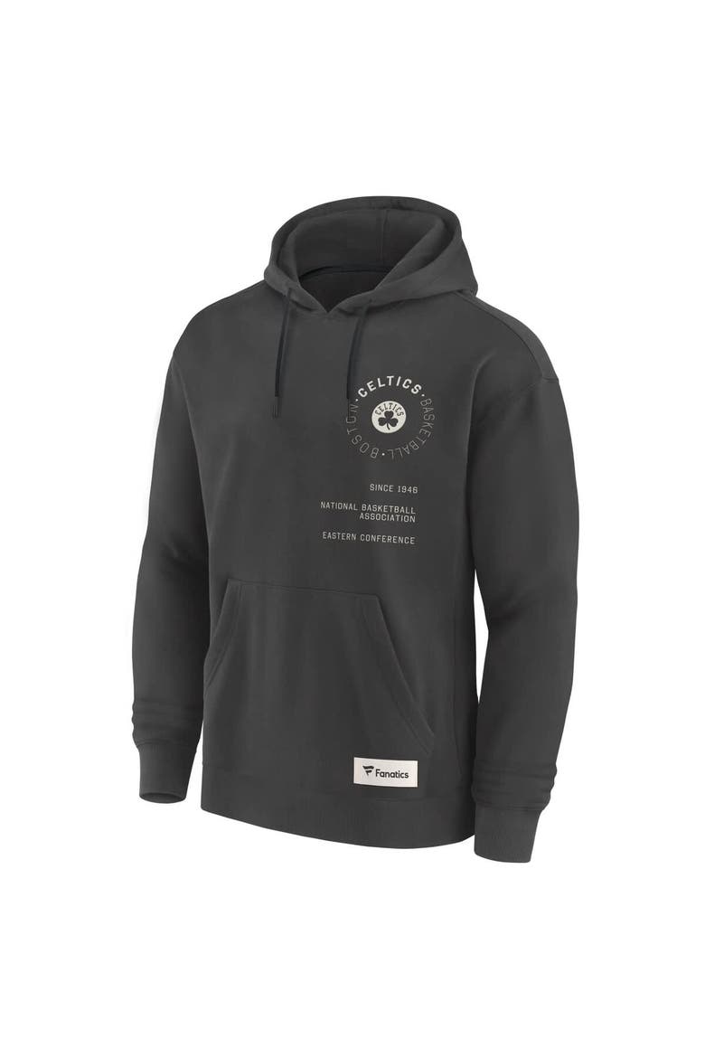 Men's Fanatics Gray Boston Celtics Future Ground Info Elements Premium Pullover Hoodie, Alternate, color, Gray