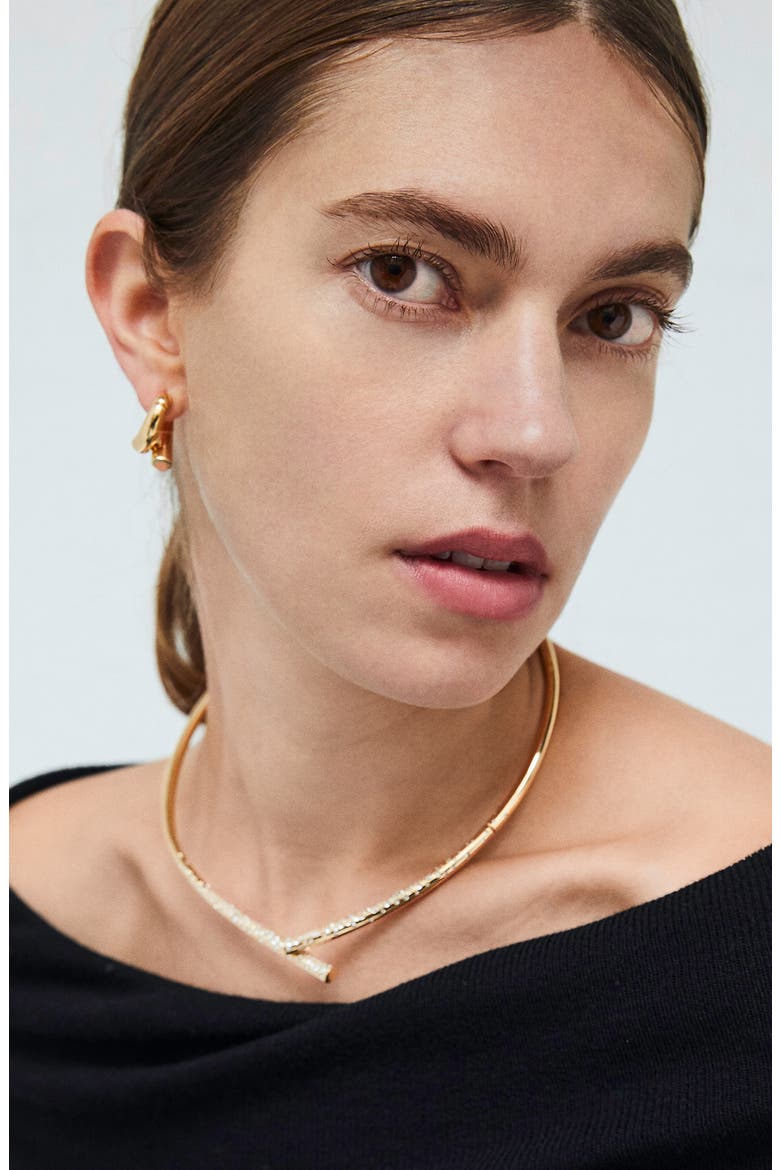 Oera Earrings, Alternate, color, YELLOW GOLD