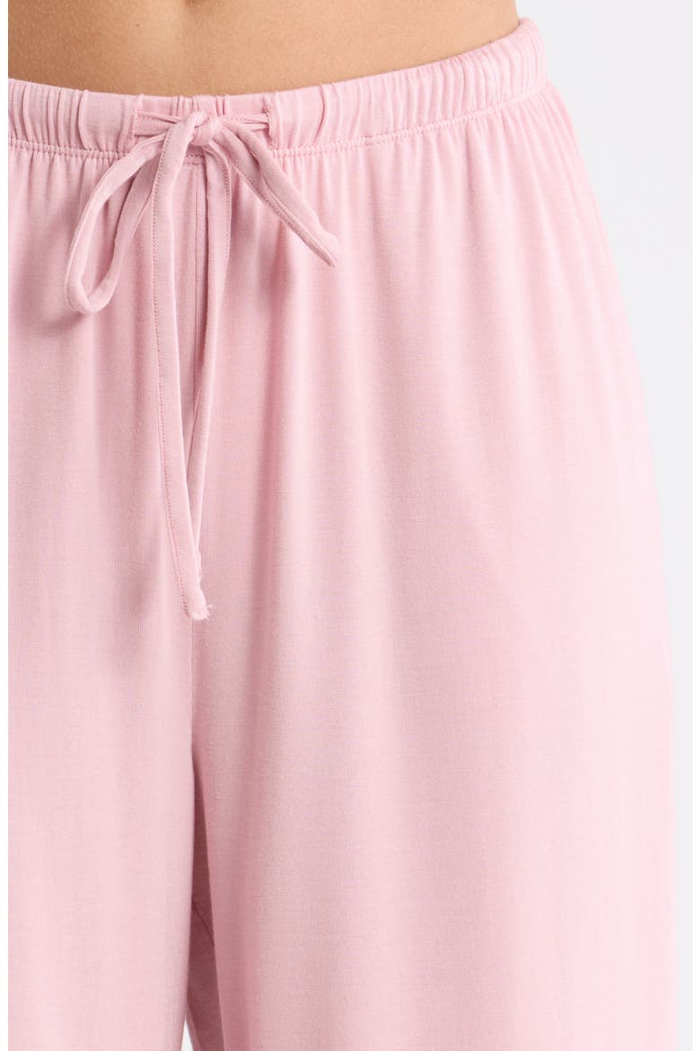 Moonlight Eco Lace Trim Pajamas, Alternate, color, PINK ZEPHYR