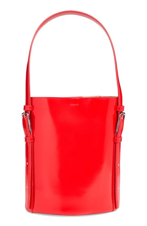 Ergonomic Leather Bucket Bag