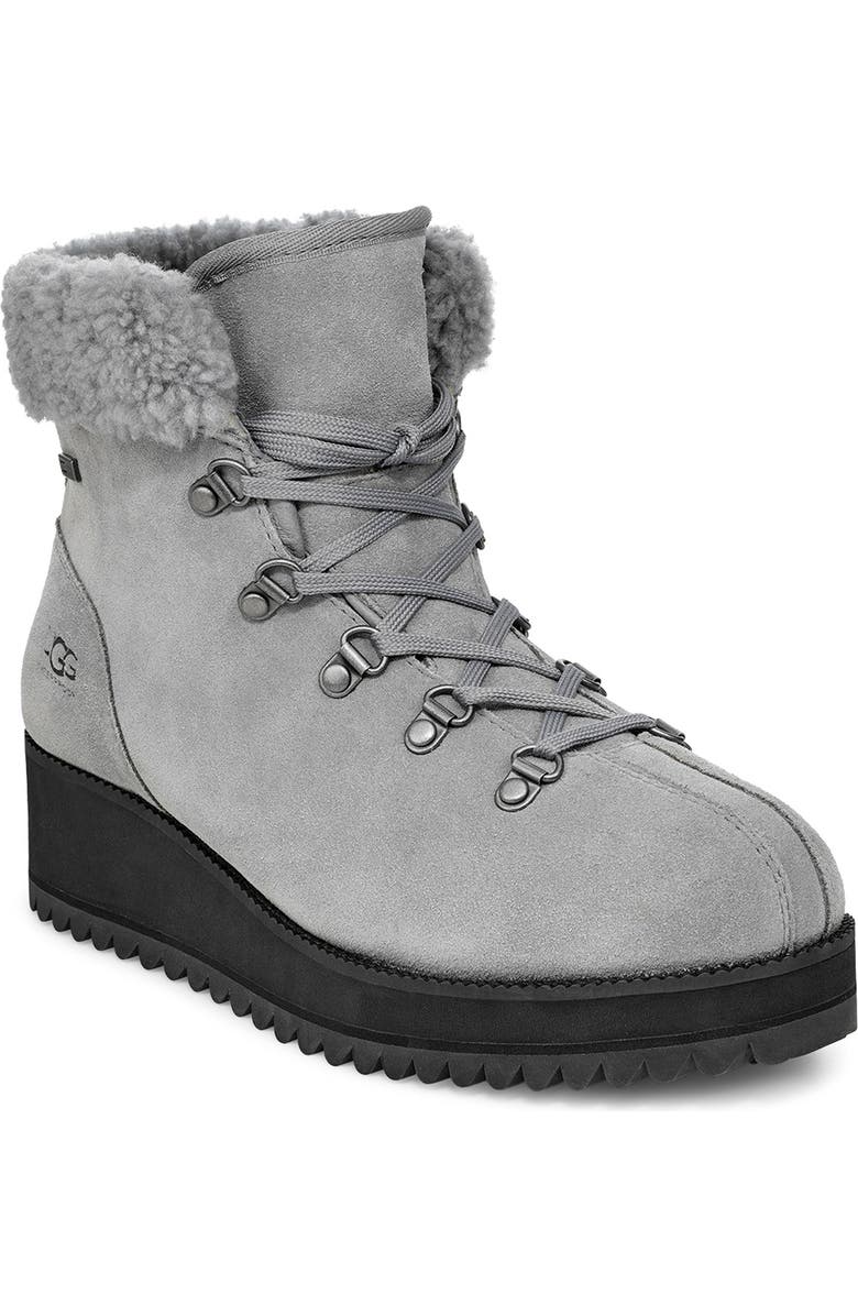 UGG<sup>®</sup> Birch Genuine Shearling Waterproof Winter Boot, Main, color,