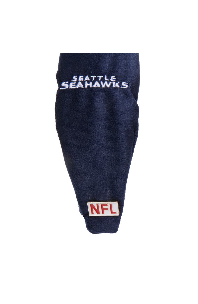 Lele Sadoughi Seattle Seahawks Embroidered Knotted Headband, Alternate, color, Navy 400