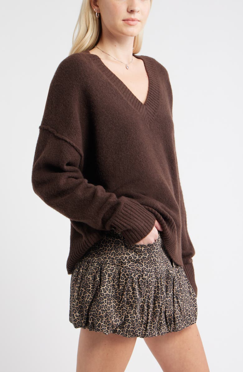 Oversize Cozy V-Neck Sweater