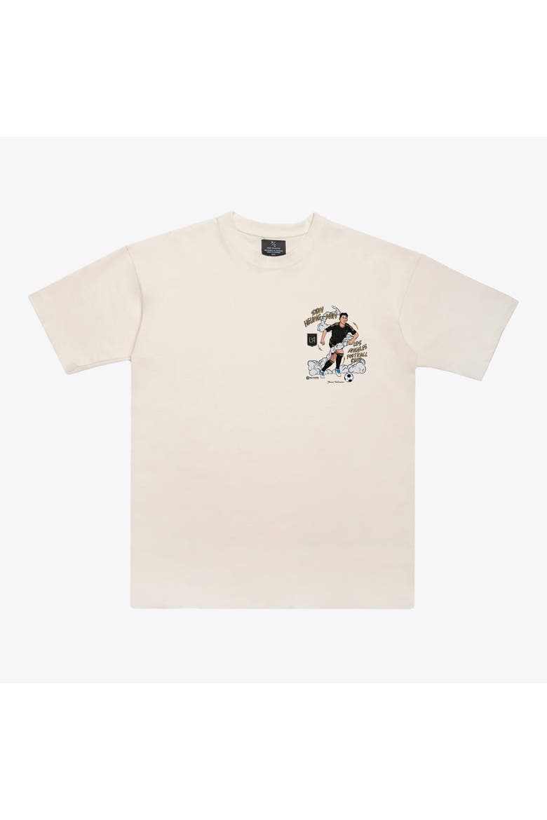 Unisex Peace Collective Son Heung-Min Cream LAFC Player Graphic Premium T-Shirt, Alternate, color, Cream