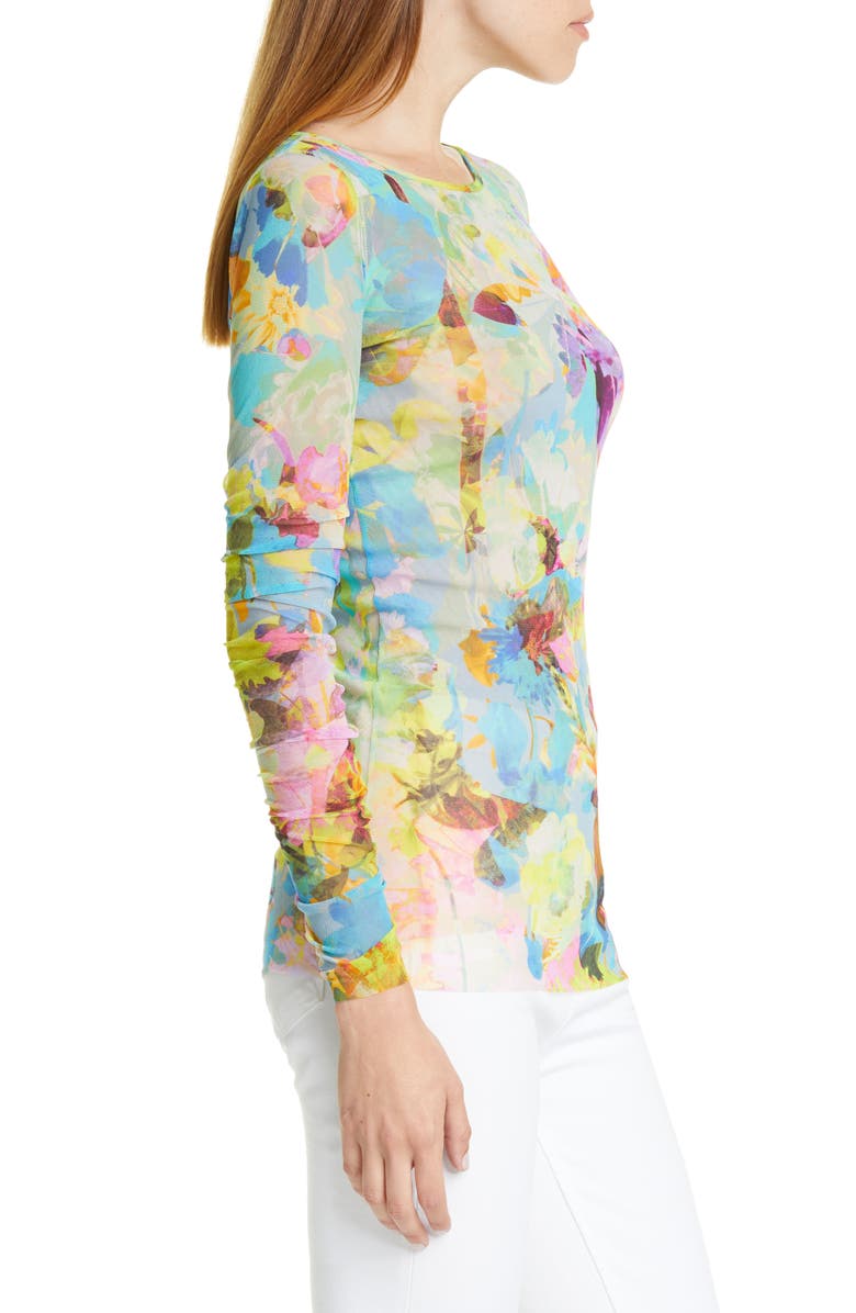 Fuzzi Floral Long Sleeve Top, Alternate, color,