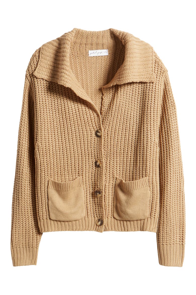 Amelia Oversize Cardigan, Alternate, color, CAMEL