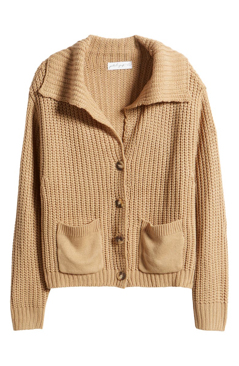 Petal & Pup Amelia Oversize Cardigan, Alternate, color, Camel