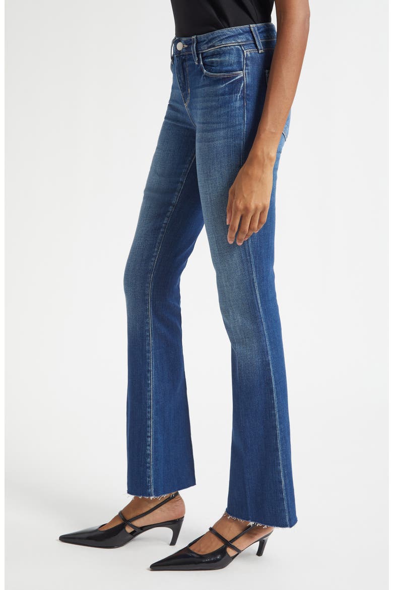 Sneeki Raw Hem Straight Leg Jeans, Alternate, color, HASTING
