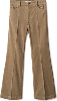 MANGO Bootcut Corduroy Pants