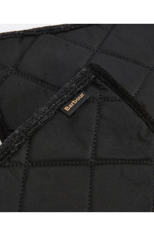 Barbour Westerndale Quilted Touchscreen Gloves In Black