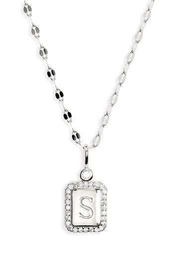 Leith Initial Pendant Necklace