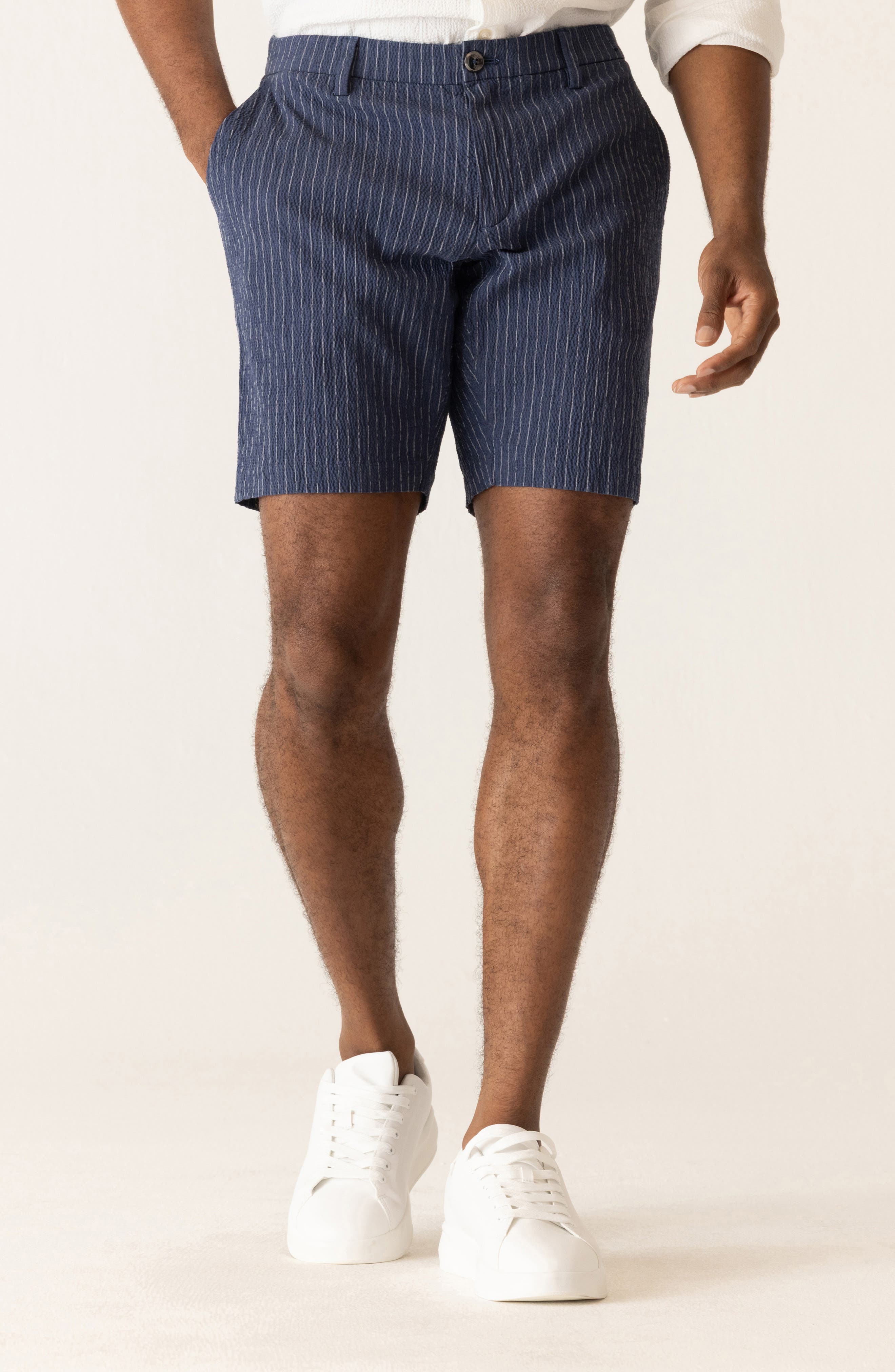 Deke Oasis Seersucker Bermuda Shorts