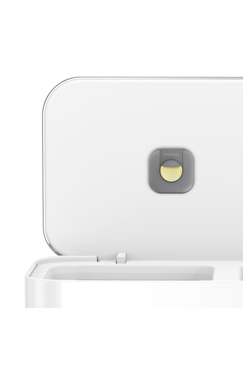 simplehuman 58L Dual Compartment Rectangular Step Trash Can, Alternate, color,