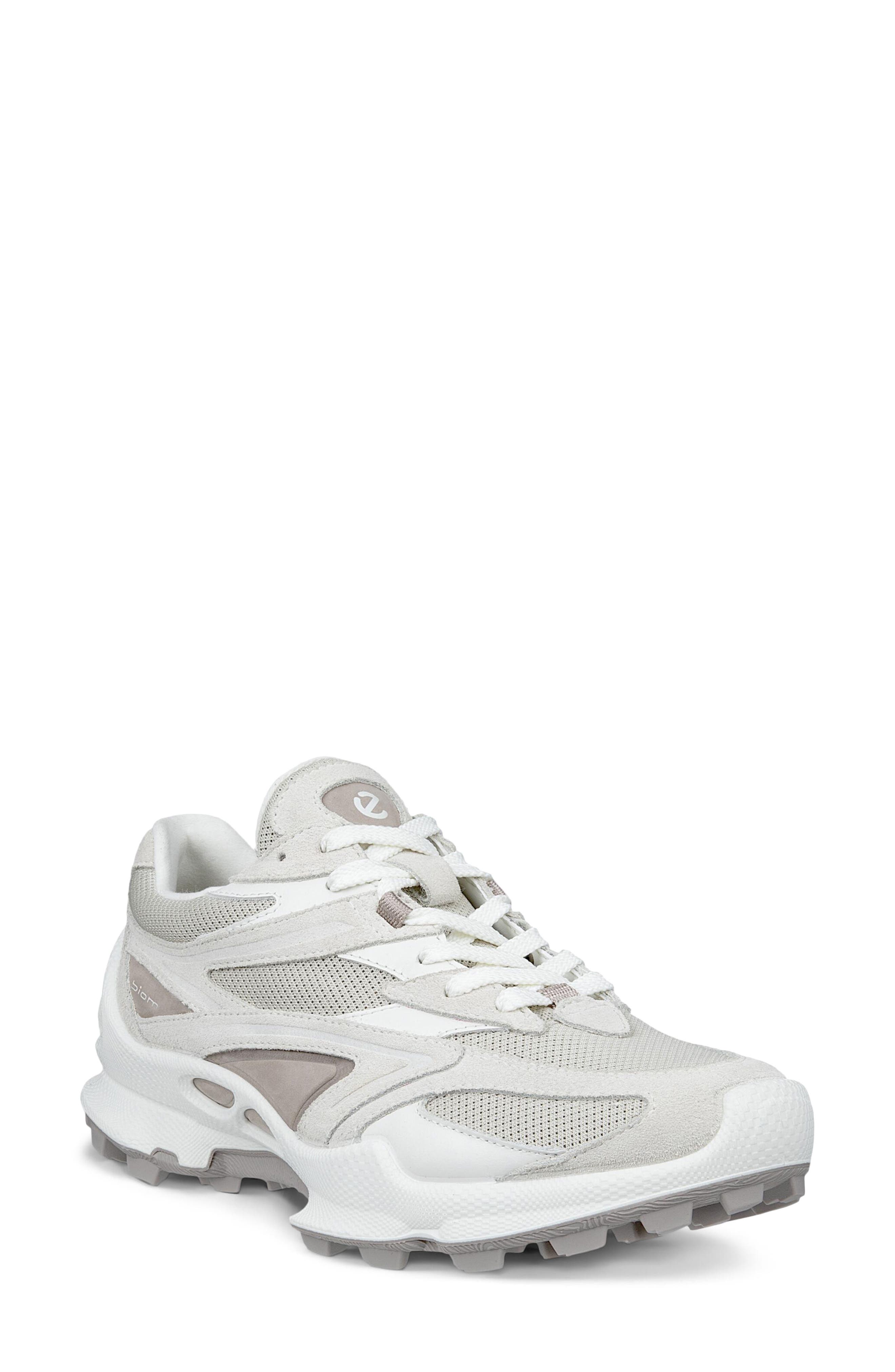 ECCO Nova BIOM<sup>®</sup> C-Trail Sneaker, Main, color, Shadow White