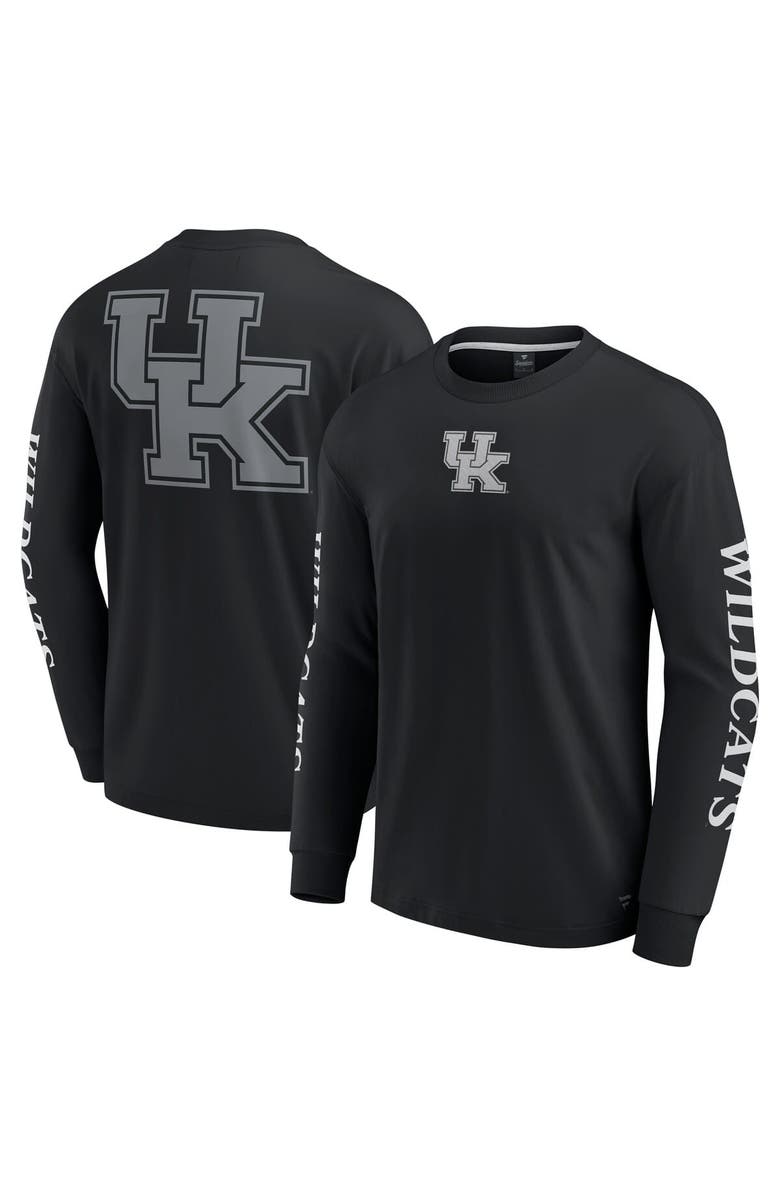 FANATICS Men's Fanatics Black Kentucky Wildcats Strive Long Sleeve T-Shirt, Alternate, color,