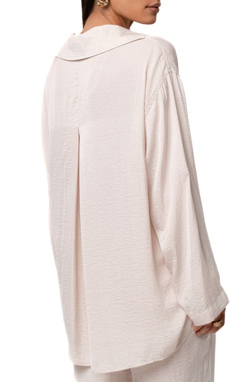 Jluxlabel Pearl Bay Button-up Shirt & Pants Set In Neutral