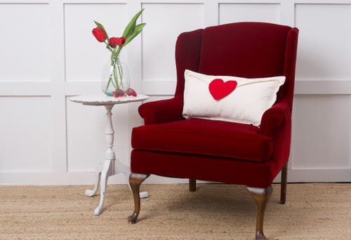 C & F Home C&f Home Love Letter St. Valentines Shaped Throw Pillow, 12" X 24" In Multi