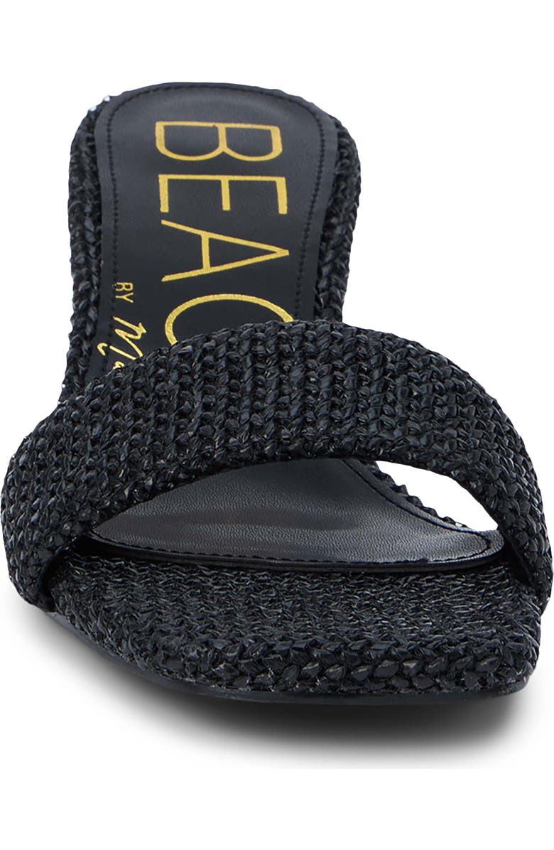 BEACH BY MATISSE Capricorn Kitten Heel Slide Sandal, Alternate, color, Black